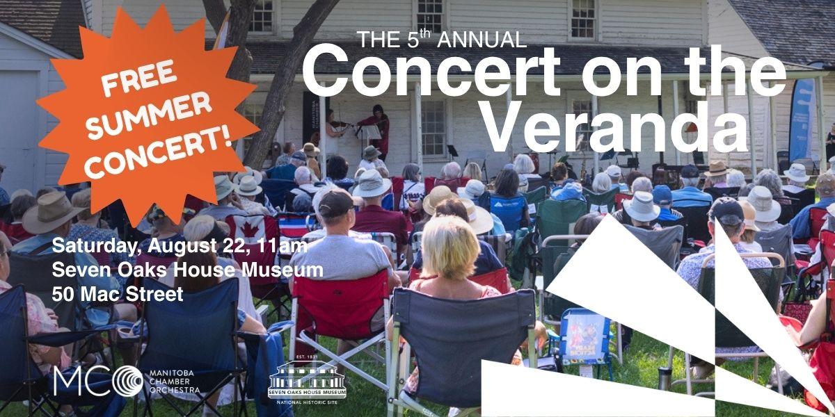 Concert on the Veranda 2026 graphic