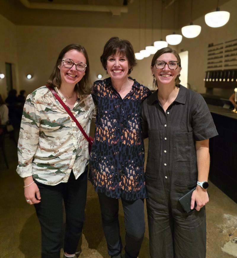 Suzu Enns, Elise Anderson, and Heidi Ouellette